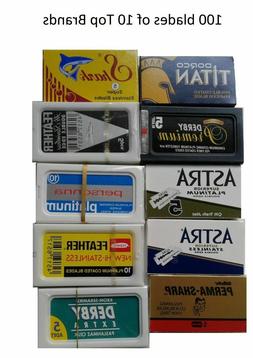 Double Edge Blades Of 10 Top Brands Feather Astra @more