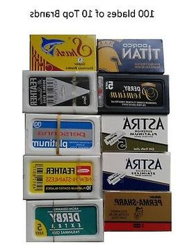 Double Edge Blades Of 10 Top Brands Feather Astra @more