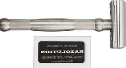 Razolution 4 Edge 4.5" Overall Stainless Safety Razor
