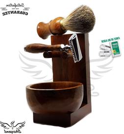 & Badger Brown Brush | Men's Gift Kit