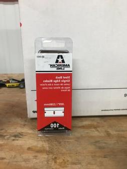 66-0089-disp .009 Single Edge Razor Blades 100ct Display