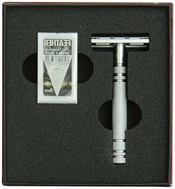 Feather AS-D2 All Stainless Steel Double Edge Safety Razor