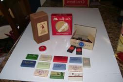 Assortment of VINTAGE Men's SOAPS,RAZOR BLADES,Exc.,plus Lit