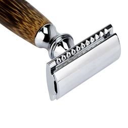 Double Edge Shaver Natural Wooden Handle