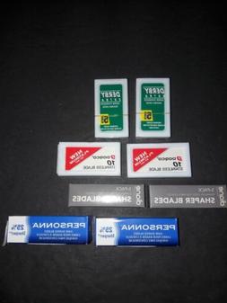 Barber Stainless Blades 8 Packs Variety Bundle FREE SHIPPING
