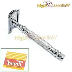 For Men Shaving Safety Razor + 5 Blades Bts-319