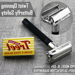 & 5 Treet Double Edge Blades Classic Shaving Vintage Men