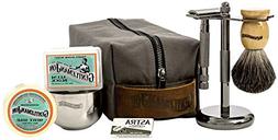 Gentleman Jon Deluxe Wet Shave Kit | Includes 8 Items on Can