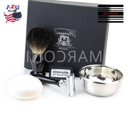 Shaving Set Badger Hair Shaving Brush 4 Men Gift Set