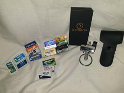Double Edge Safety Razor, Stand, & Blade Sample Pack w 120 b