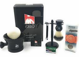 GBS Shaving Gift Set with Merkur 500 Progress Safety Razor
