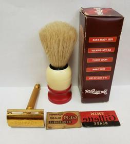 + Shaving Brush Berma-shave + 2 Blades