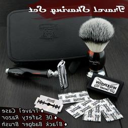 & Synthetic Badger Brush Shaving Gift Set Him