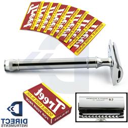 Clean-shave Shaver Double Edge Grooming + Blades