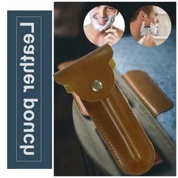 Bag Storage Shaver Pu Leather Holder Travel Case