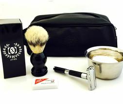 S Shave Kit Zeva De Long Handle Safety Razor Dorco Blades Re