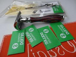 Shaving Heavyweight Double Egde Free 5 Blades+ear/nose Sciss