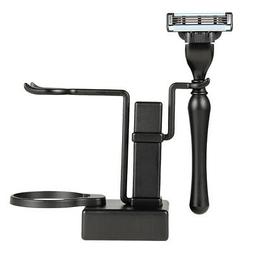 Set Rack Home Manual Barber Faux Badger Hair Bowl