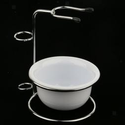 Stand+plastic Brush Soap Bowl For Barber And Home