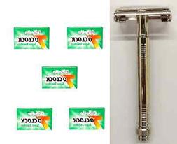 + 25 Gillette Green 7'oclock Blades!