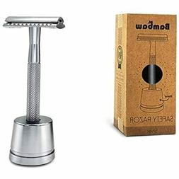 With Stand Silver Waste Free Eco Friendly Reusable Shaving