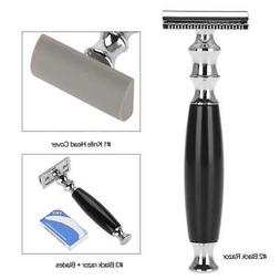 Double Edge Razors With 10 Blades For Men J
