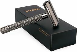Weishi Nostalgic Long Handle Butterfly Open Double Edge Safe