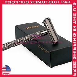 Weishi Nostalgic Long Handle Butterfly Open Double Edge Safe