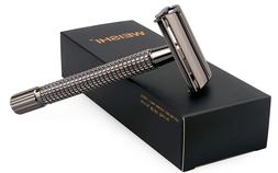 Weishi Nostalgic Long Handle Butterfly Open Double Edge Safe