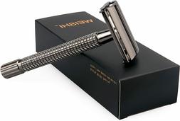 Weishi Nostalgic Long Handle Butterfly Open Double Edge Safe