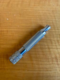 S Bulldog Stainless Steel Safety Razor Handle