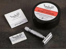Gift Set W/ Handle, 25 Blades, Stand, Cream