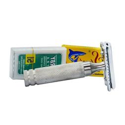 S Rr9 Safety Razor With 10 Blades And Sheath