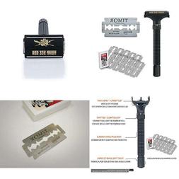 Safety Razor,Adjustable Double Edge Razor, Butterfly Open Wi
