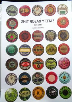 Tins Book 123 Pages Showing Hundreds Of Razors Sold In Tins