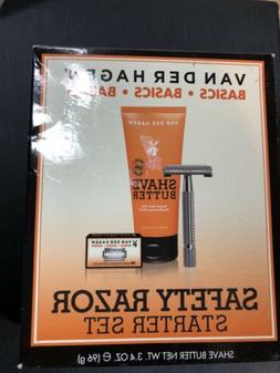 And Refills. Starter Kit. Safety Razor Van Der Hagen 3.4 Oz