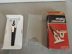 Gillette Techmatic for a Cleaner Closer Shave. New with Case