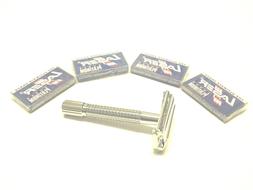 + 20 Double Edge Blades Classic Shaving Set