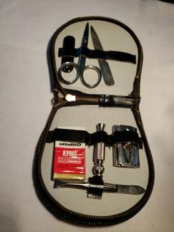 Travel Manicure Set Leather Case Made In W-germany