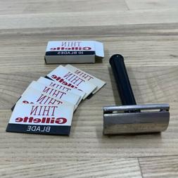 Black Handle W/ 6 Replacement Blades