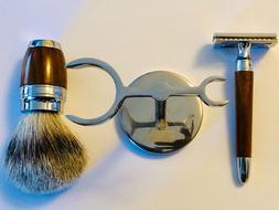 Shaving Kit With Badger Brush With Shaving Soap And Butter